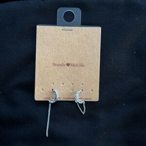 Brandy Melville Silver Earrings